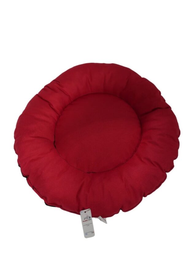 cama redonda para mascotas – color rojo