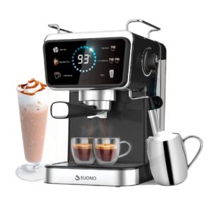 cafetera expresso digital suono para cápsulas y café molido