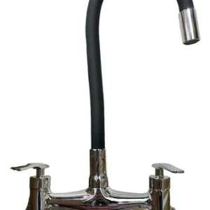 Canilla mezcladora flexible para mesada