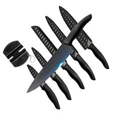 juego de 5 cuchillos de acero inoxidable gadnic