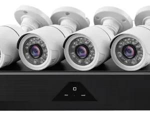 kit de seguridad de 4 cámaras con dvr dinax