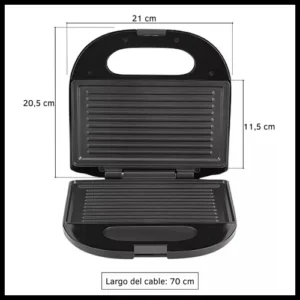 sandwichera electrica panini grill dinax.