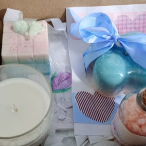 box "corazón celeste" & sales