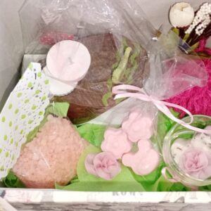 box "jardín rústico" & rosas